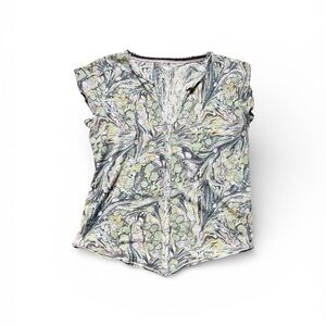 Anthropologie Pilcro Spliced Neck Tee